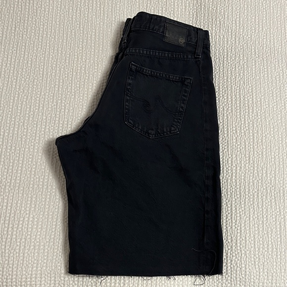 AG Adriano Goldschmied Black Jean Shorts - Picture 3 of 4